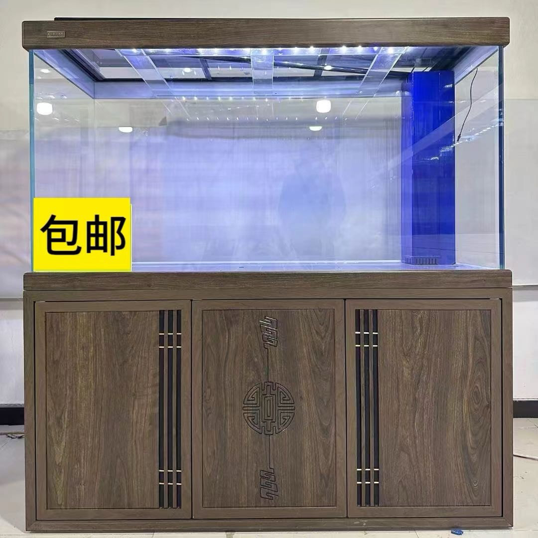 黑樱桃 红樱桃 居家铝合金底滤鱼缸独立式