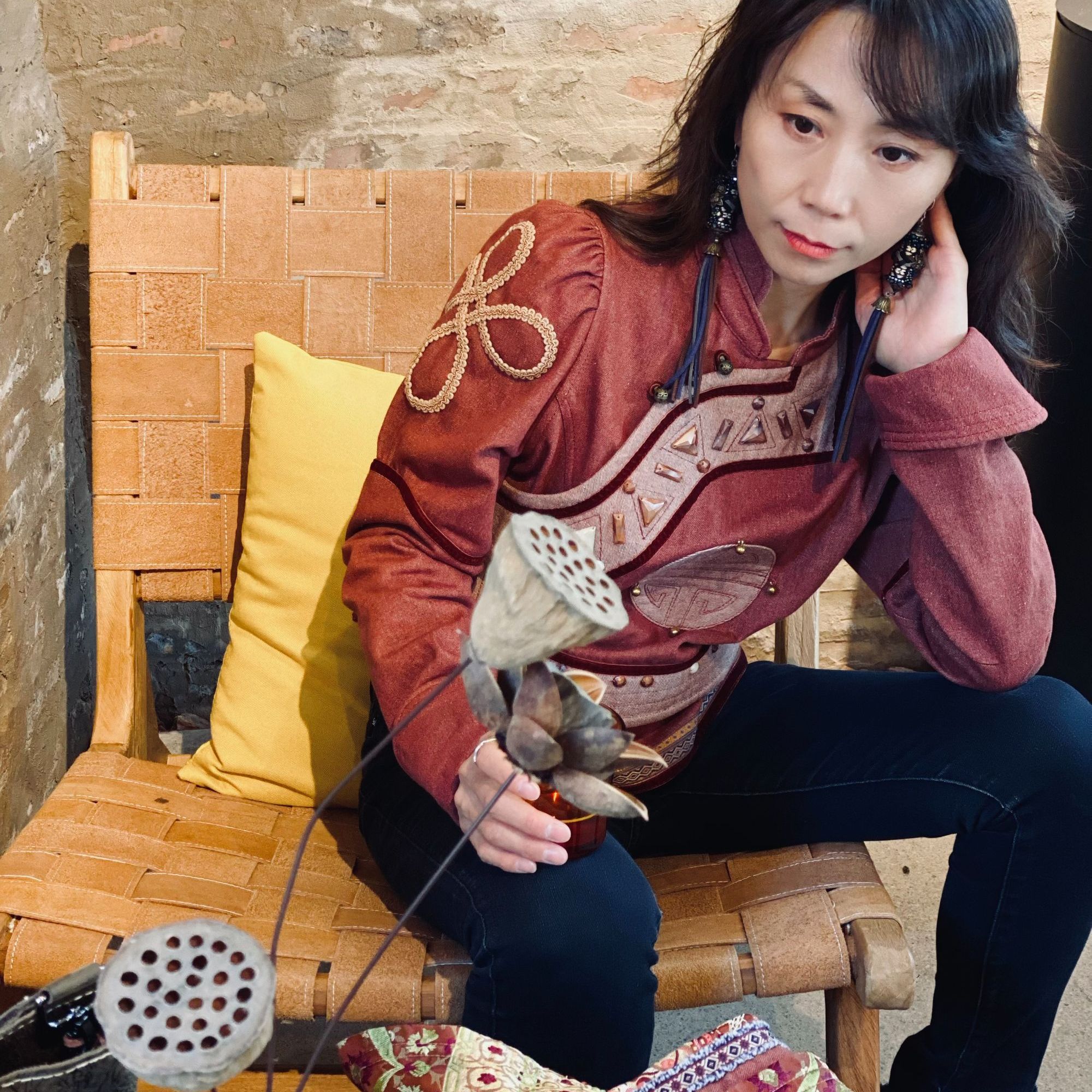 Zayach部落风系列巴拉金牛仔外套