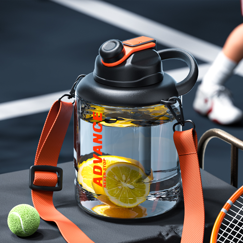 大容量水杯子耐高温男士运动大水壶男生健身吨吨桶太空杯大肚杯子