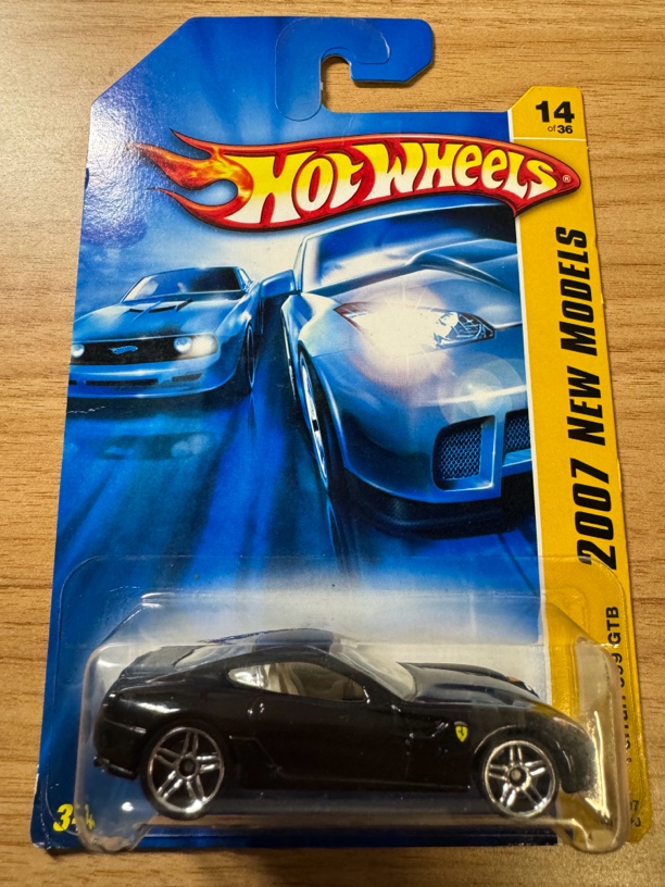 风火轮HotWheels法拉利Ferrari599GTB黑色 全新未拆封