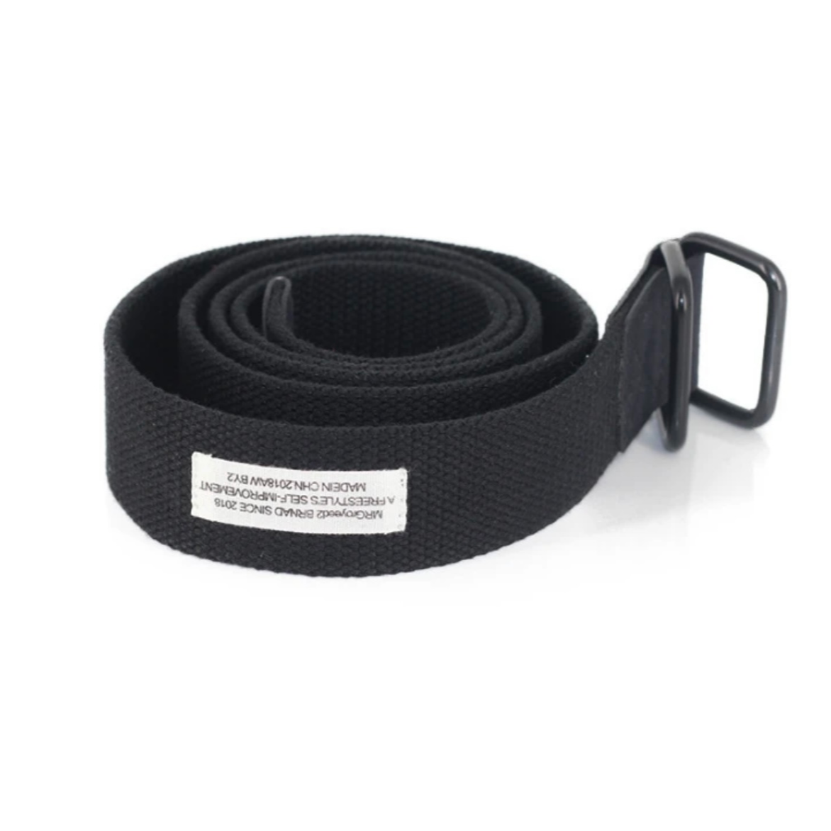 ins潮牌帆布腰带男学生裤腰带男款双环扣潮流个性百搭皮带