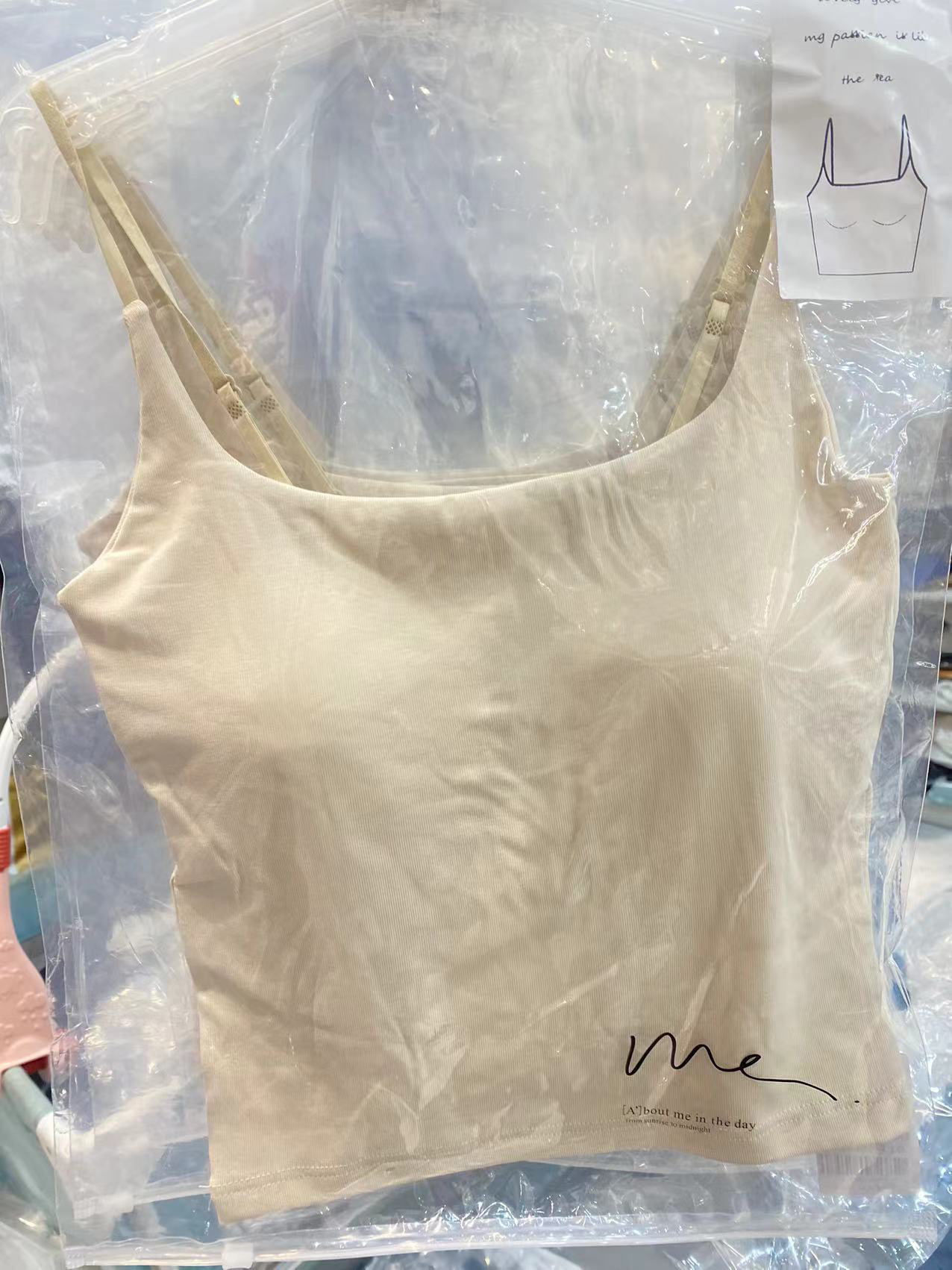 2024夏季新款抹胸吊带背心女上衣休闲百搭