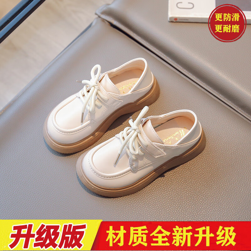 回力潮品品牌英伦风小新款真皮2023年公主儿童皮鞋秋季单鞋防滑演