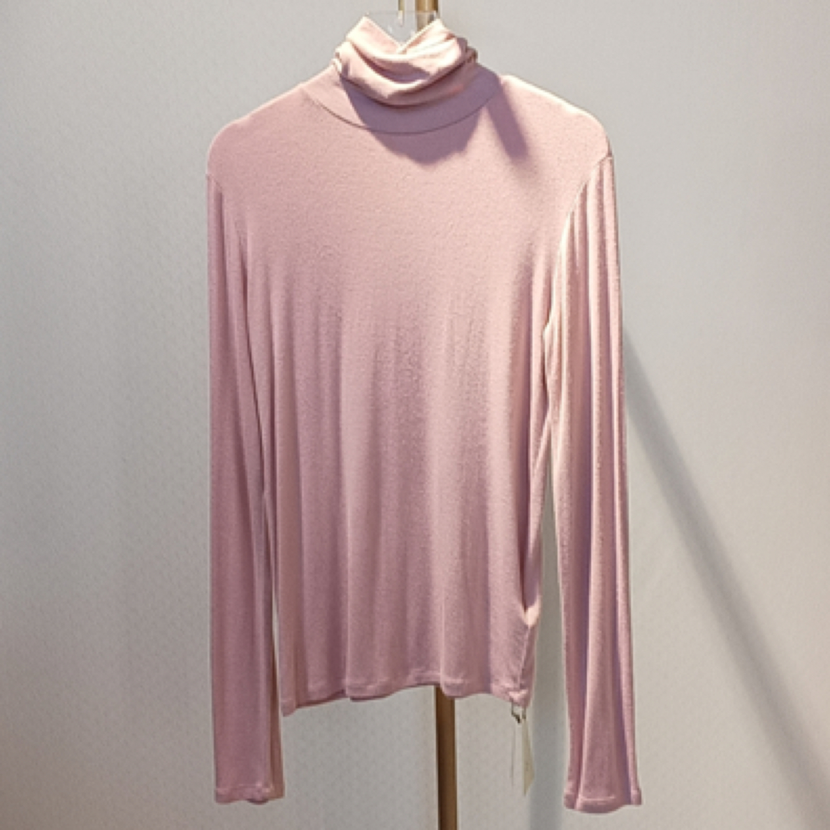 简约高领长袖打底衫纯色上衣显瘦百搭