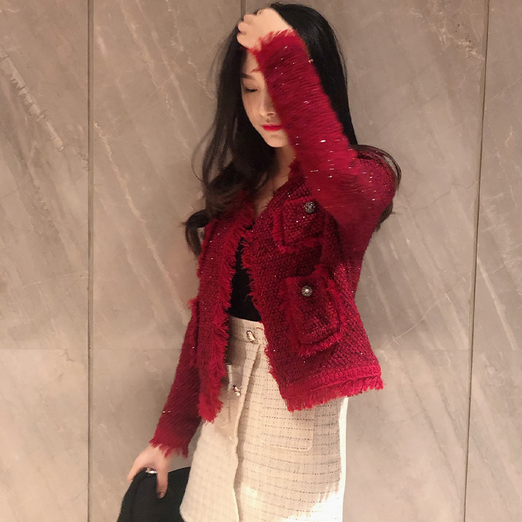 秋冬新款毛呢显瘦气质网红时尚韩版尾货2