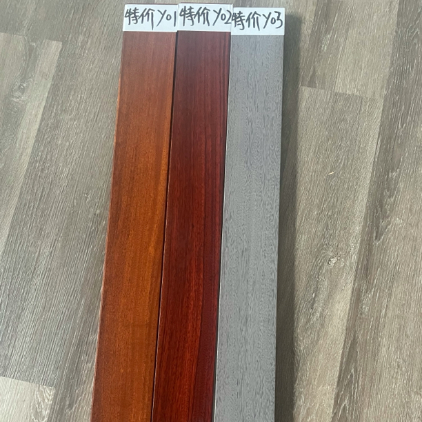 湖州南浔源头工厂纯实木地板圆盘豆A级原木厂家直销