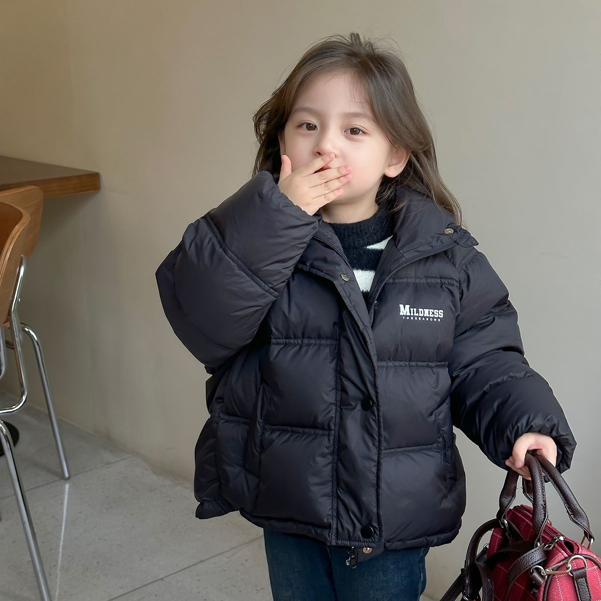 波司澄户外羽绒棉服宝宝优选潮款加厚冬装外套保暖新款洋气新