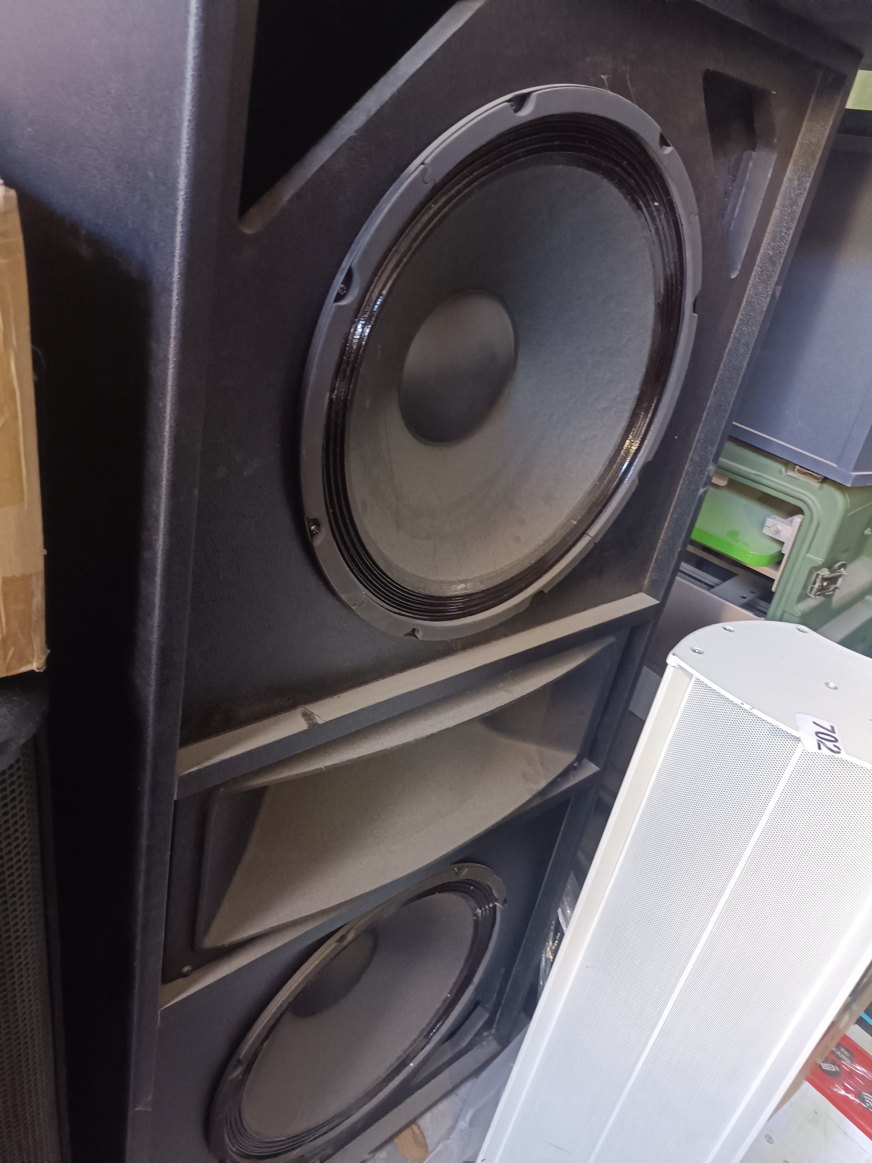 95新  双15寸音响，半成品，不包邮