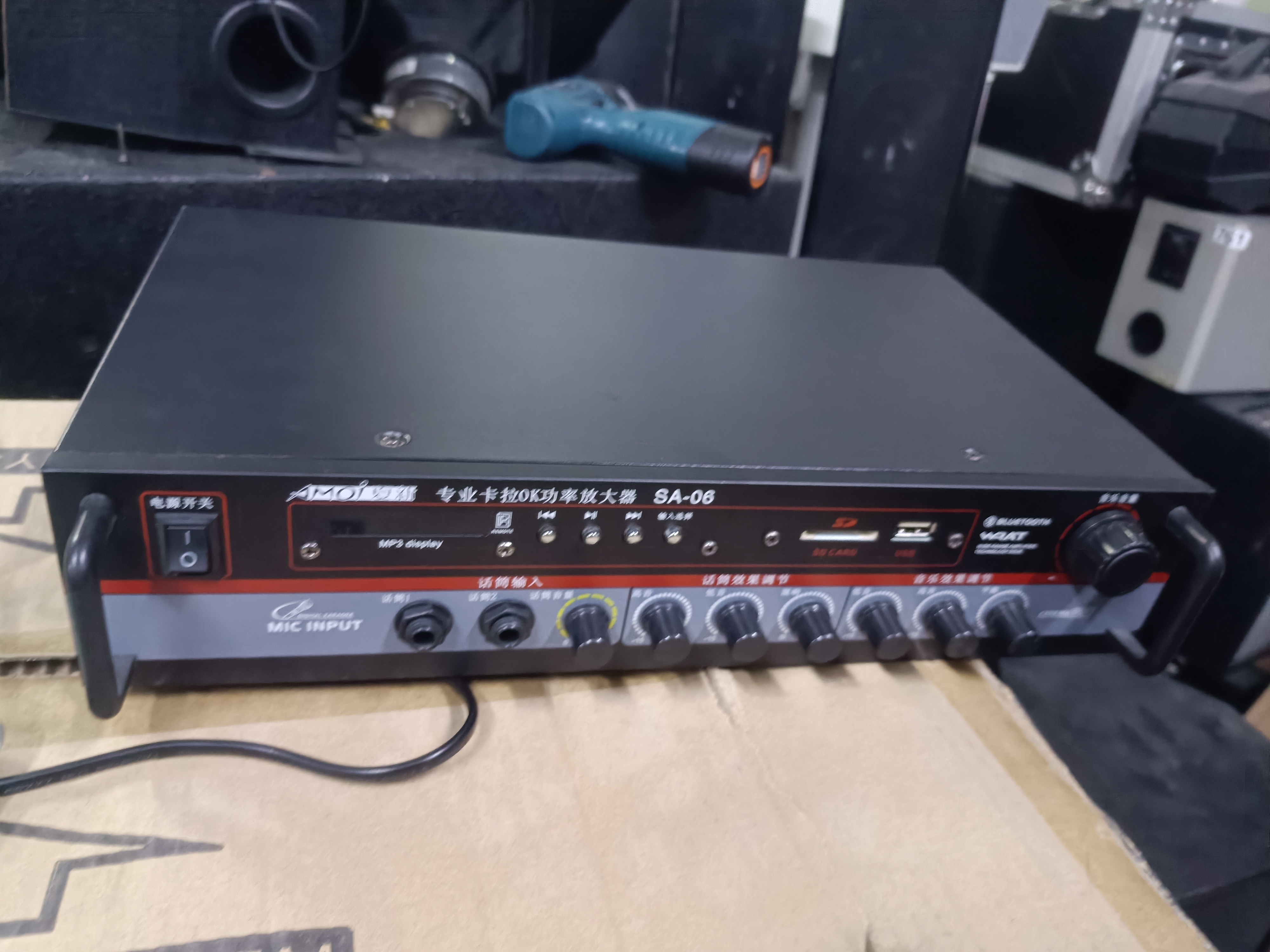 99新 AMOI/夏新 60瓦功放机，带蓝牙