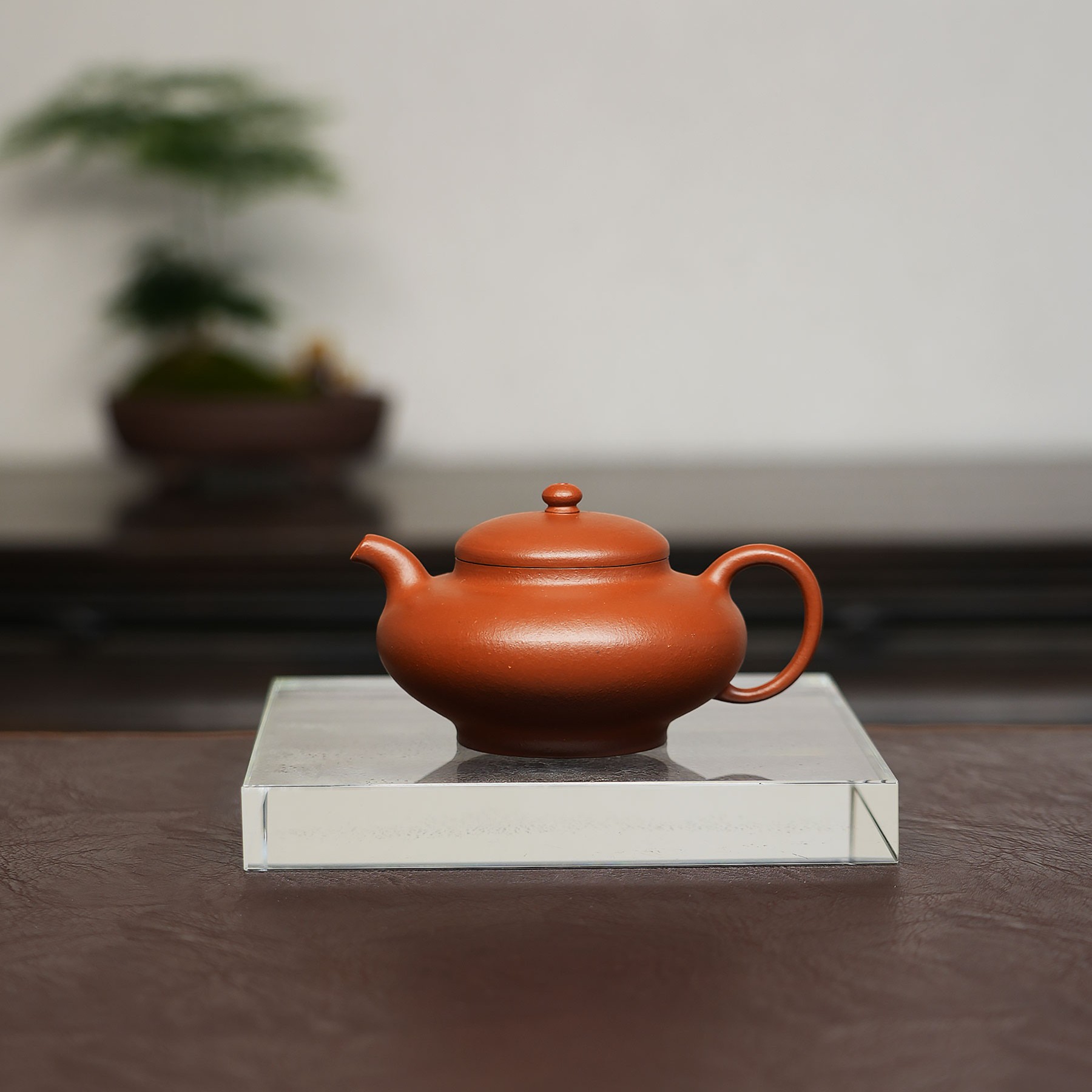 玖嘉紫砂|合欢 吴云峰高徒顾占明纯手工制朱泥紫砂壶