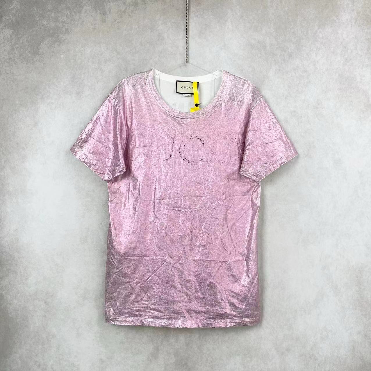 95新 GUCCI/古驰 二二三二八 棉 字母印花短袖 s码 95新