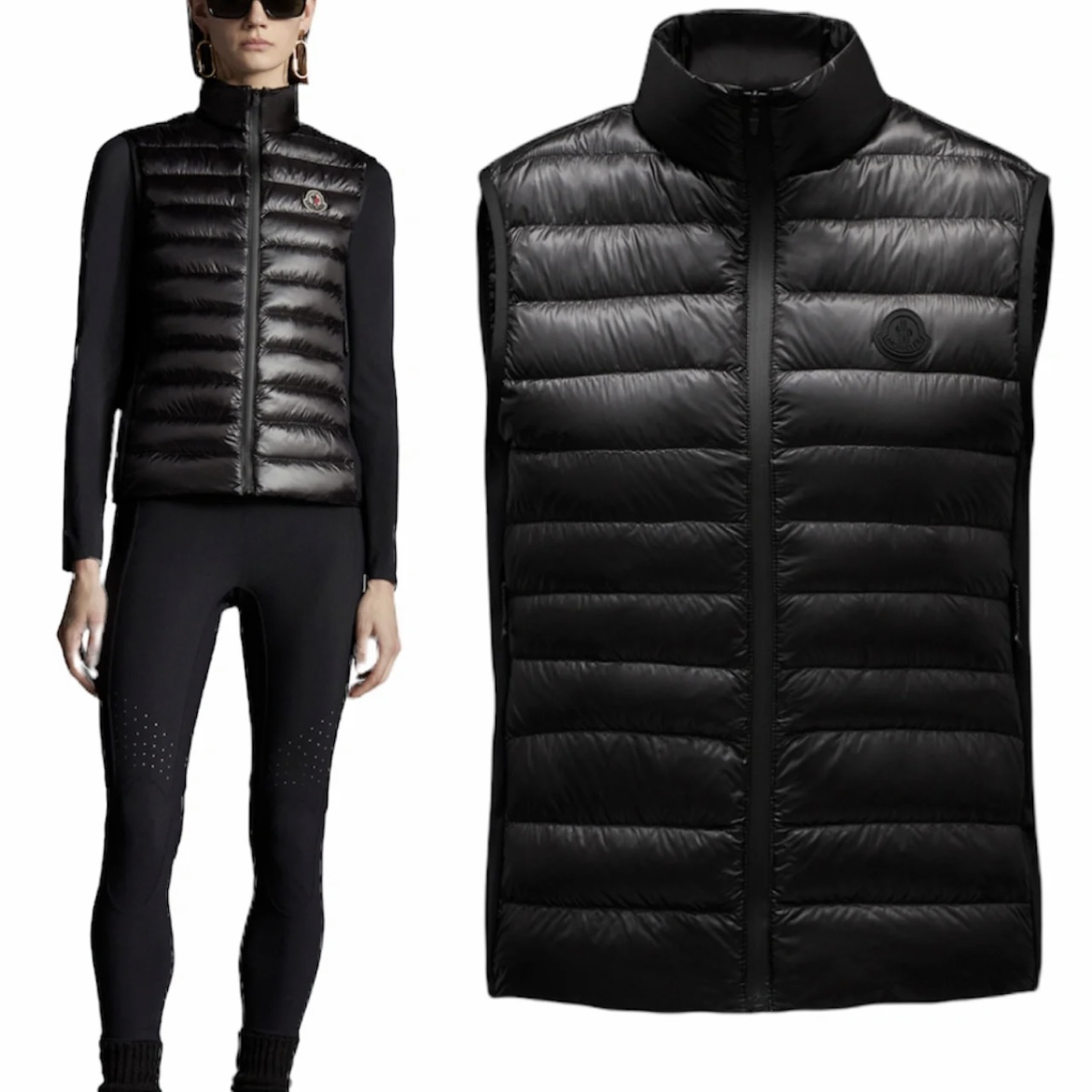 95新 MONCLER 一六九五五  logo羽绒马甲 1码 95新