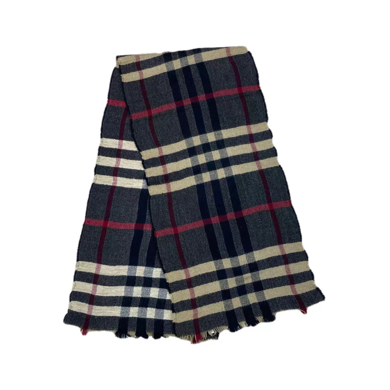 10328 Burberry 巴宝莉 格纹围巾 均码 公价3300 无配件 95新