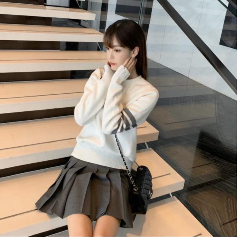 95新 THOMBROWNE 21130  棉 彩色四杠卫衣 42码   吊牌