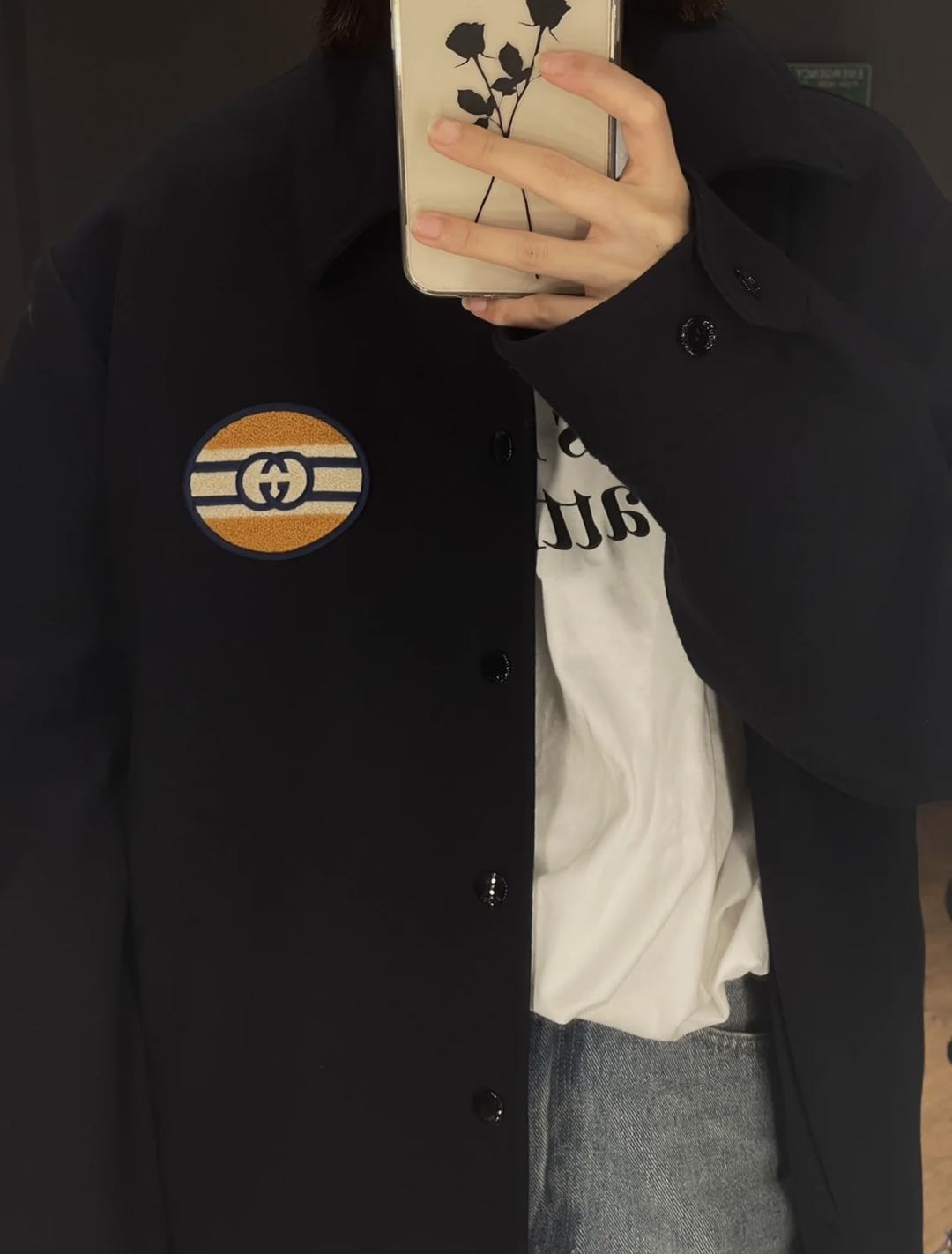 95新 GUCCI/古驰  logo外套 46码 