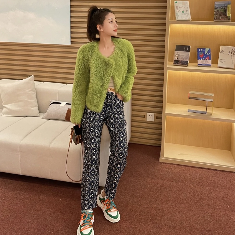 全新未使用 LouisVuitton/路易威登  一八三三五 老花牛仔裤36码