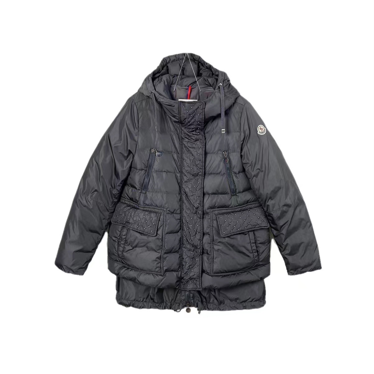 95新 MONCLER  12169 袖标羽绒服 1码 95新
