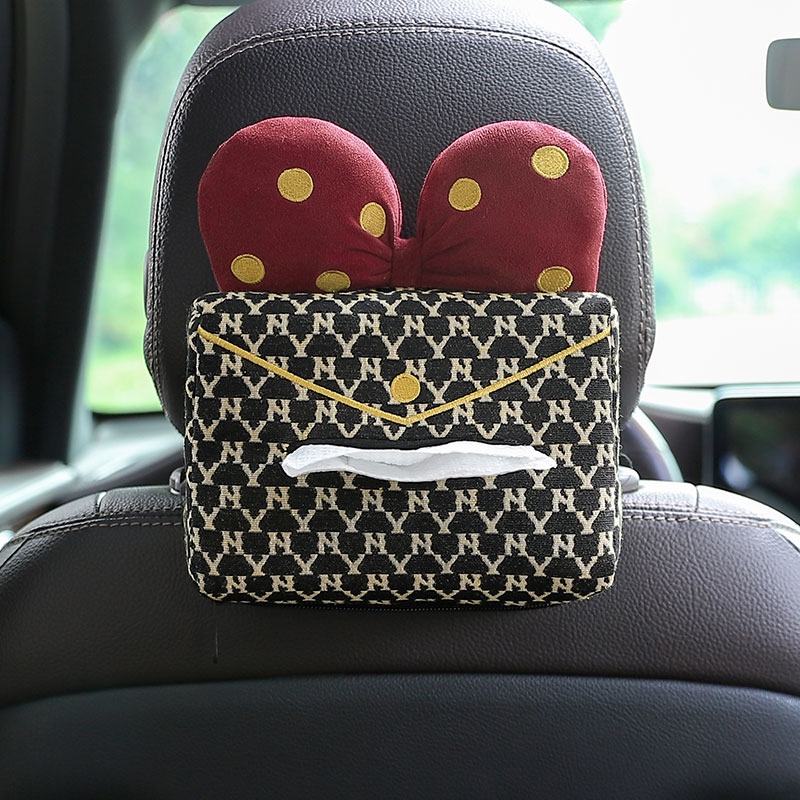 车载纸巾盒轻奢高级感挂式抽纸盒创意抽纸包车内装饰用品车载好物