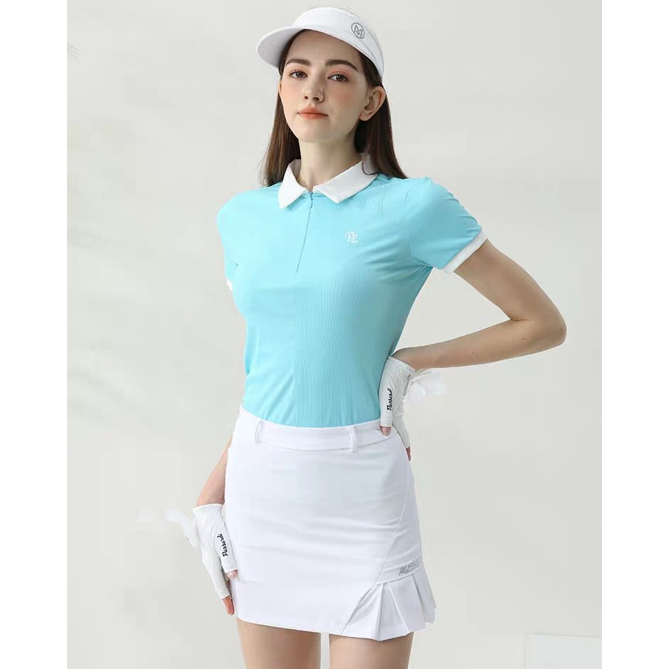 高尔夫女装裙子短袖套装女鱼尾裙夏季修身短裙golf服装女上衣韩版
