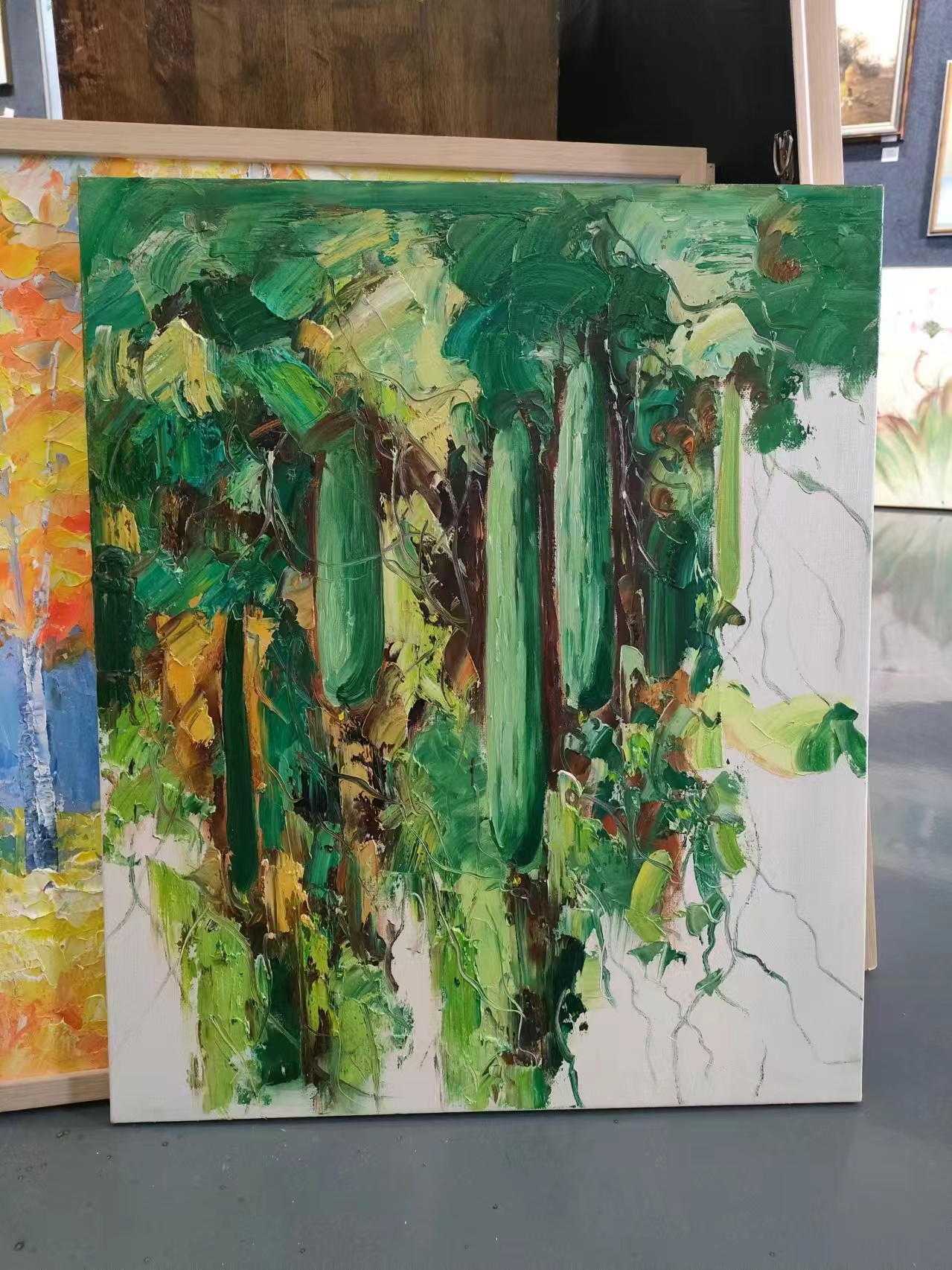 画影手绘经典系列50*60百搭家装油画B22