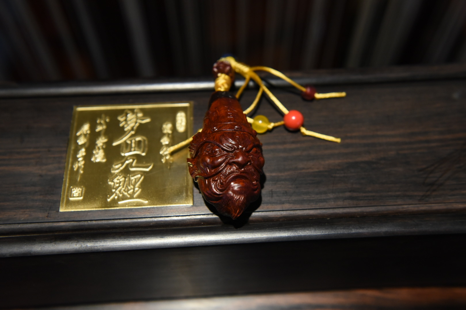 印度小叶紫檀 原创设计 泥料琴料 全手工清刀雕刻艺术品 挂件吊坠