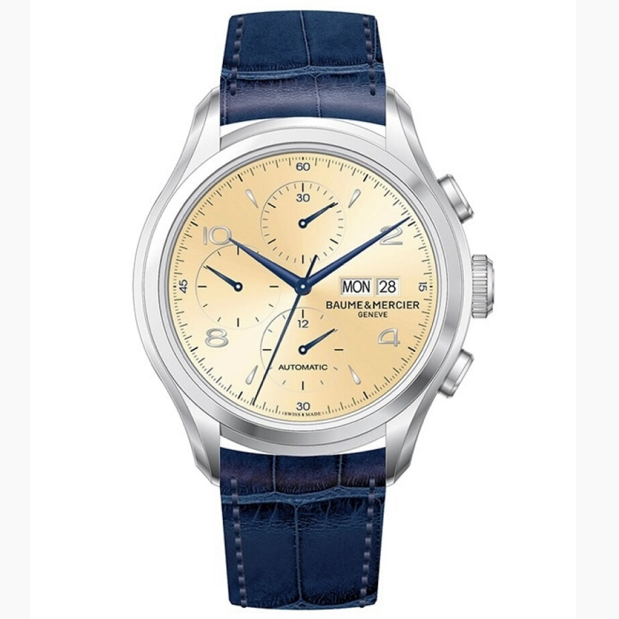 99新 Baume et Mercier/名士 克里顿手表/43mm/未使用/公价30500