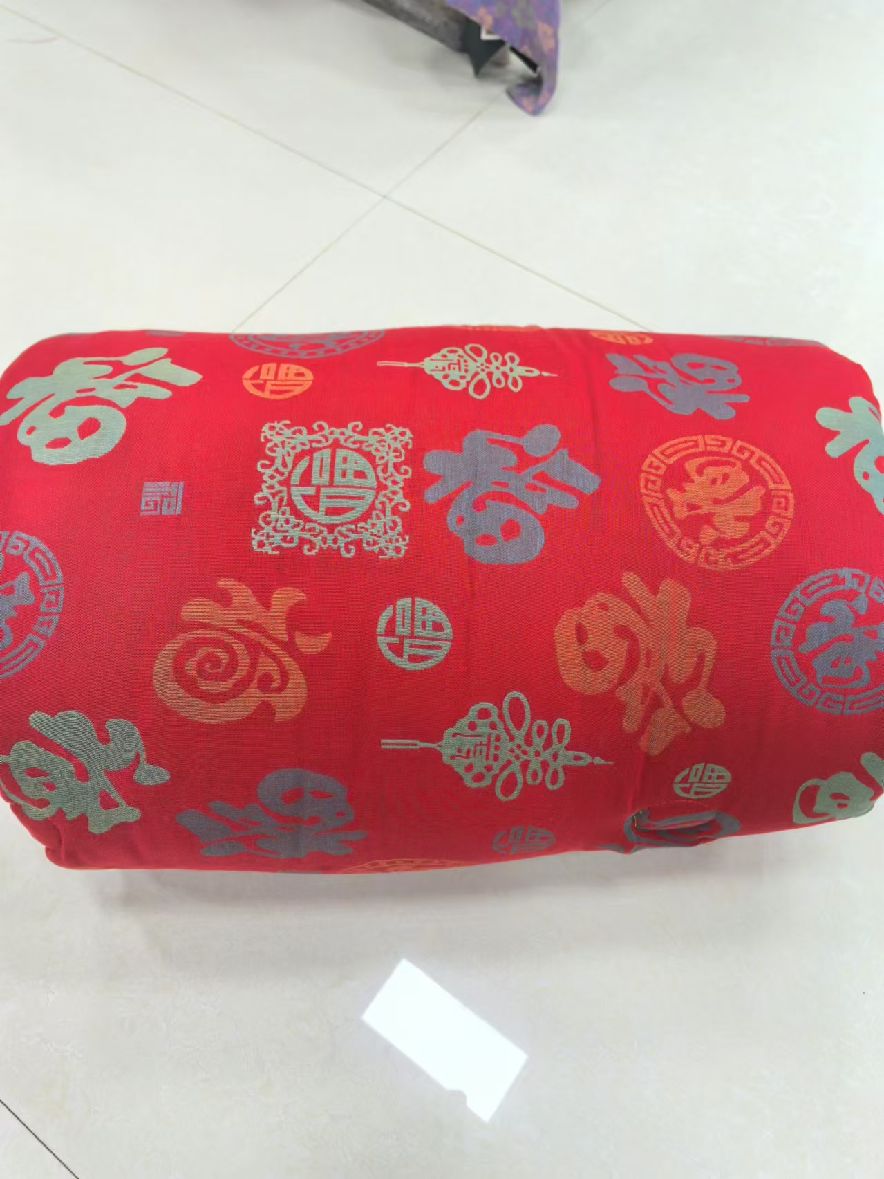 新款秋冬加厚双层纱百福小号双层纱被1.2x1.5