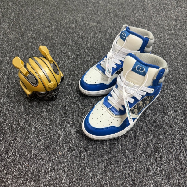 全新未使用 DIOR/迪奥 /38码/B27/老花满印高帮板鞋/公价10000/
