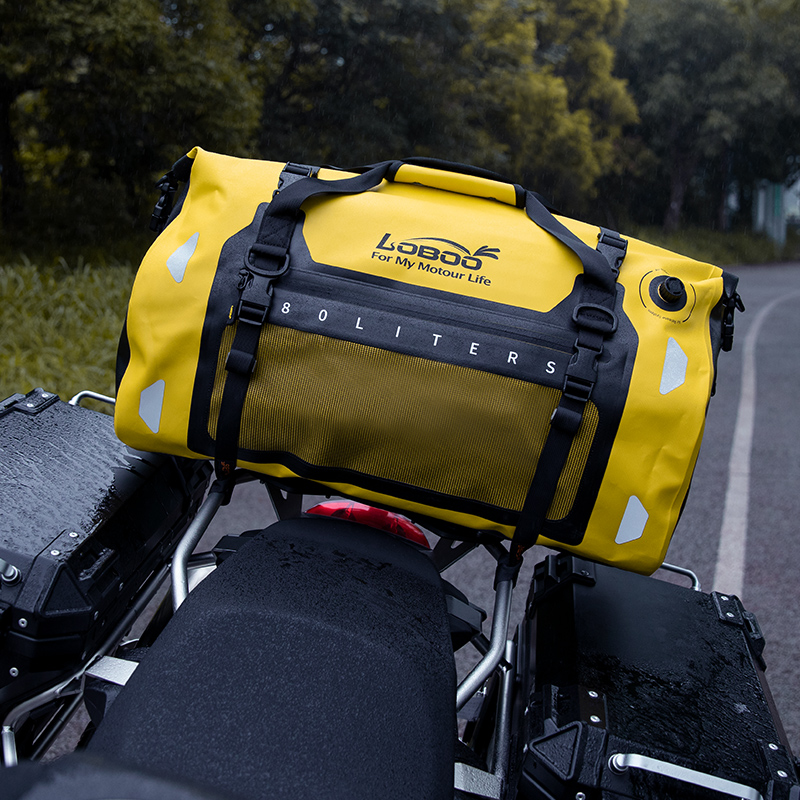 LOBOO萝卜摩托车后座包防水包 骑士摩旅装备骑行后尾包行李包驮包