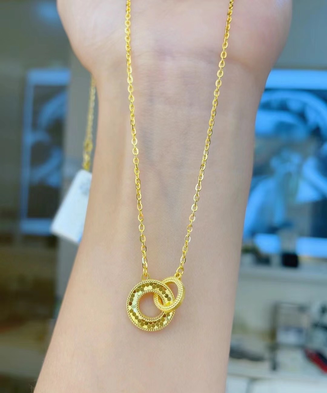 坠链均足银 环环相扣足银套链系列