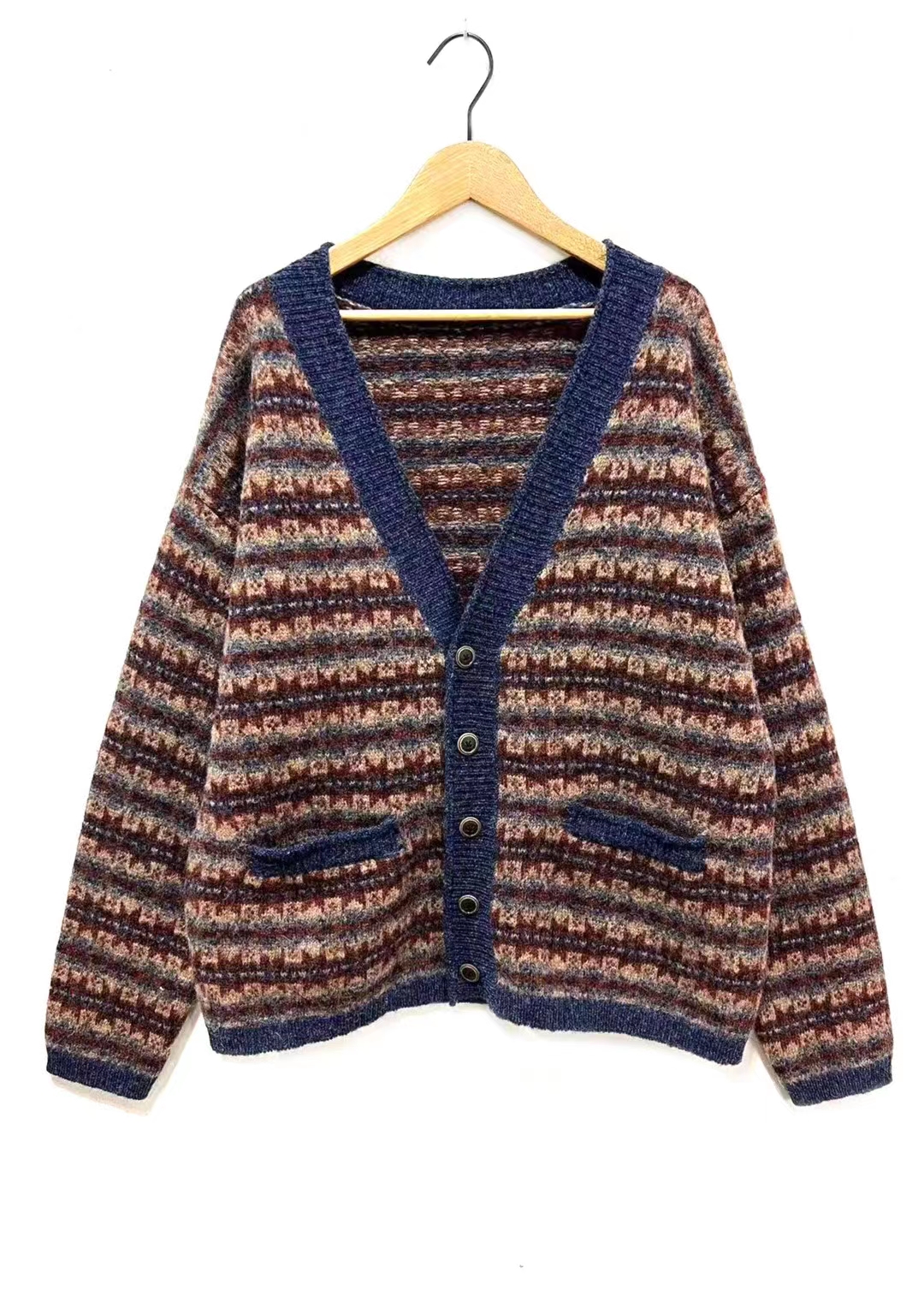 左岸迷香条纹毛衣