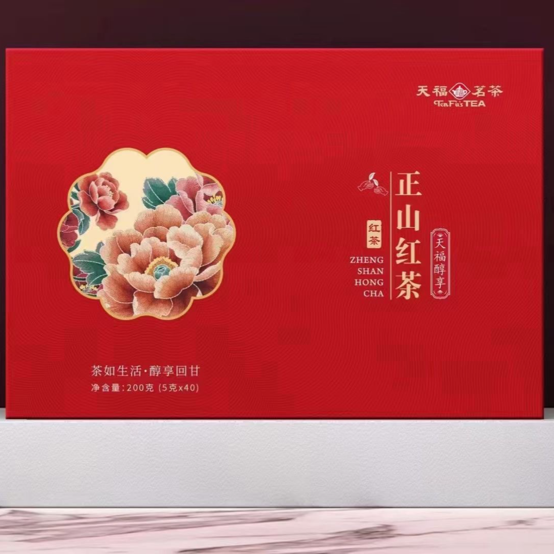 天福茗茶 天福醇享正山红茶福建红茶礼盒装200g