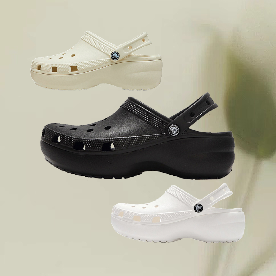 CROCS/卡骆驰云朵洞洞鞋 厚底夏季潮流防滑凉鞋 网红时尚拖鞋女鞋