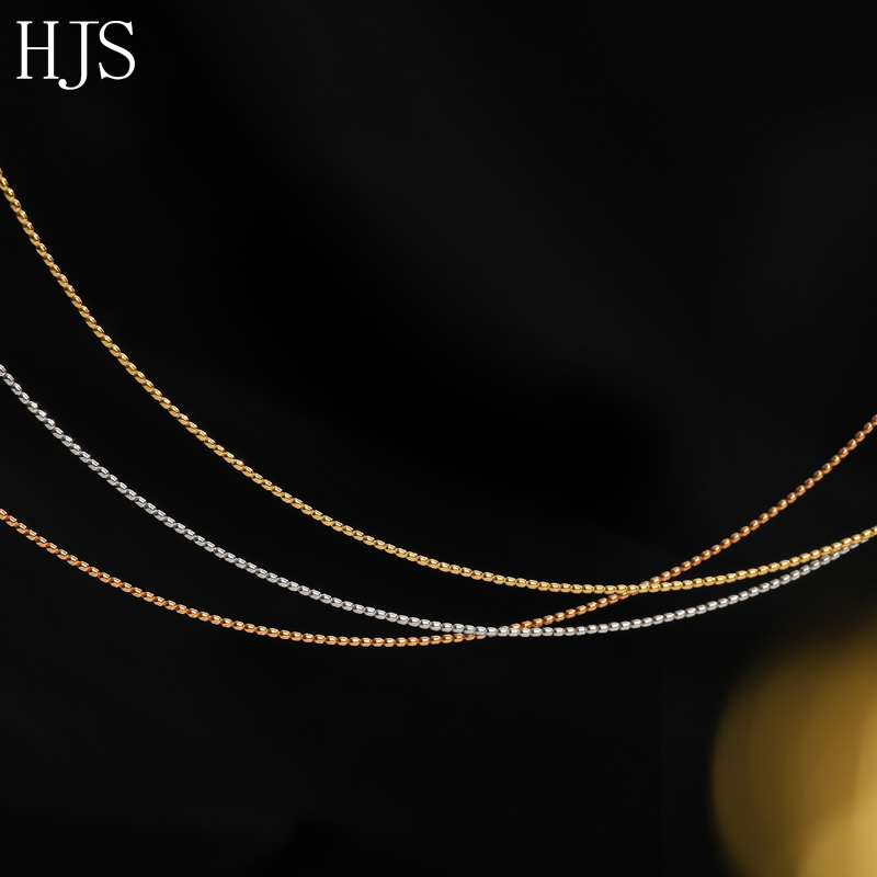 18K金针式万能可调节弹力项圈时尚百搭轻奢简约气质