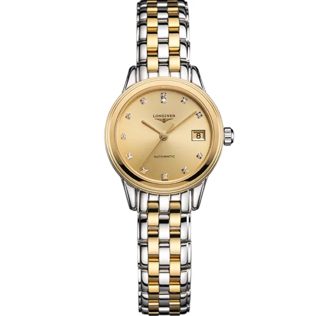 99新 Longines/浪琴 军旗金钻/L4.274.3.37.7/26mm/经典女款