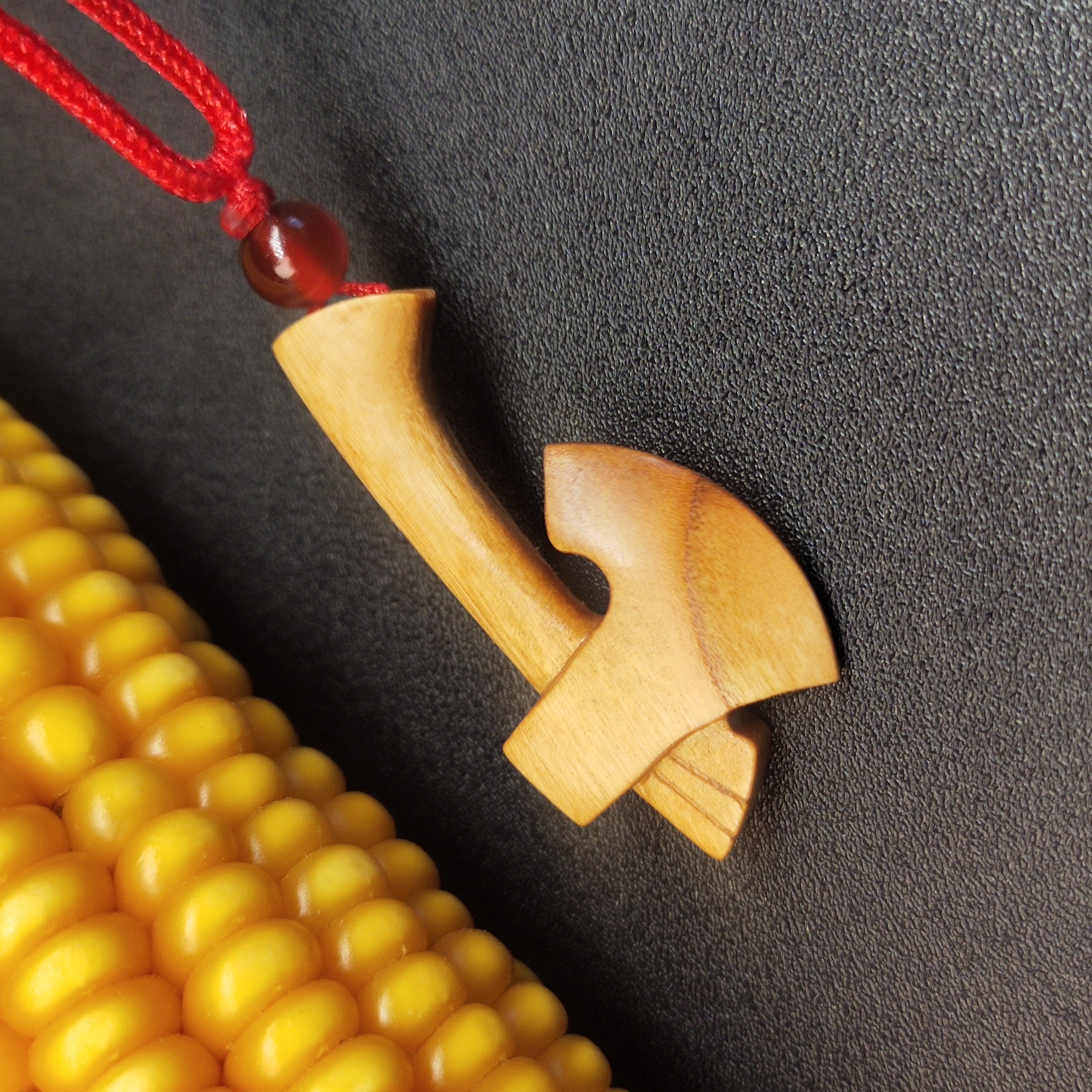 纯手工雕刻桃木斧子脖挂汽车挂件桃木剑吊坠钥匙扣手链脚链手机链