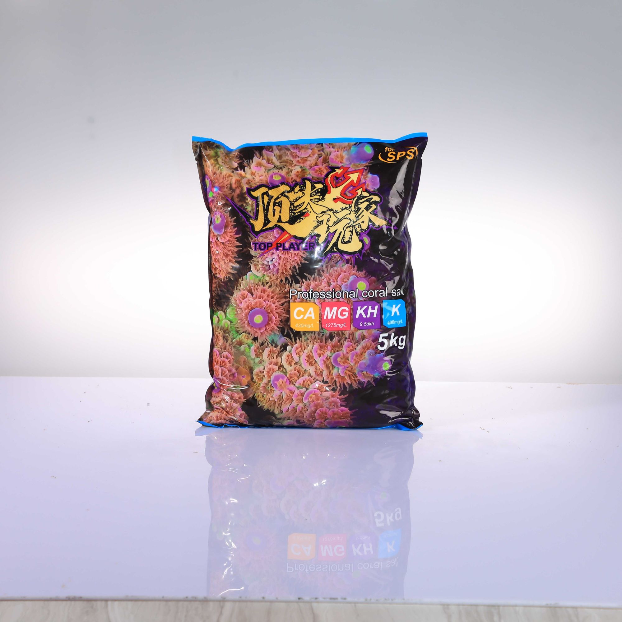 拍三发四正品顶玩家珊瑚盐海盐SPS软体硬骨LPS海缸专用海水繁殖盐