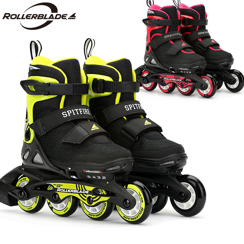 Rollerblade SL儿童轮滑鞋可调初学男女孩直排溜冰旱冰全套装
