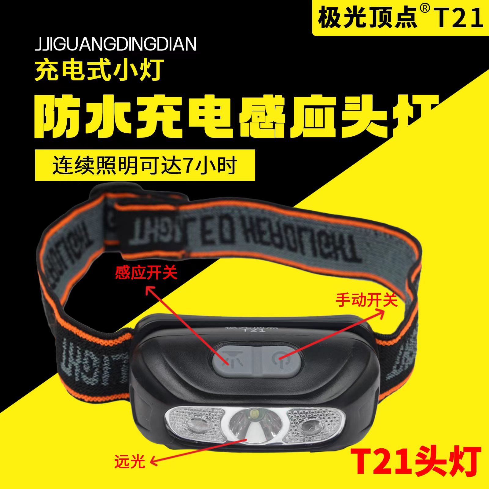 极光顶点极光顶点T21头灯