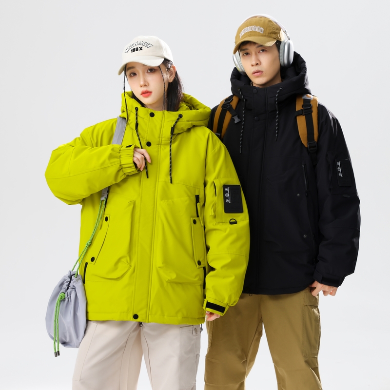 YAYA/鸭鸭（石墨烯）高端系列羽绒服男女同款情侣款保暖宽松加厚