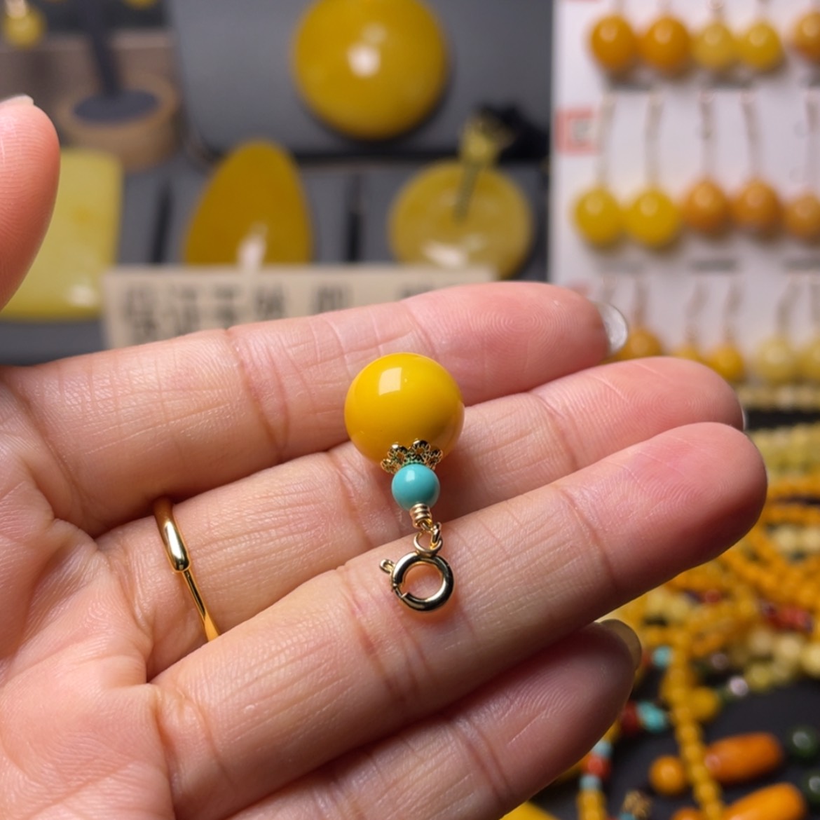 【闪购商品】蜜蜡颈饰未镶嵌浅****0