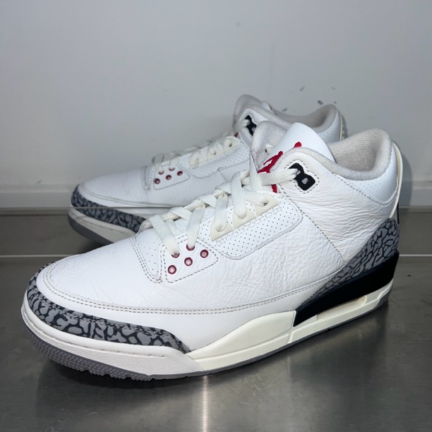 Nike AJ3白水泥 42.5码原盒 99新成色 耐克休闲鞋