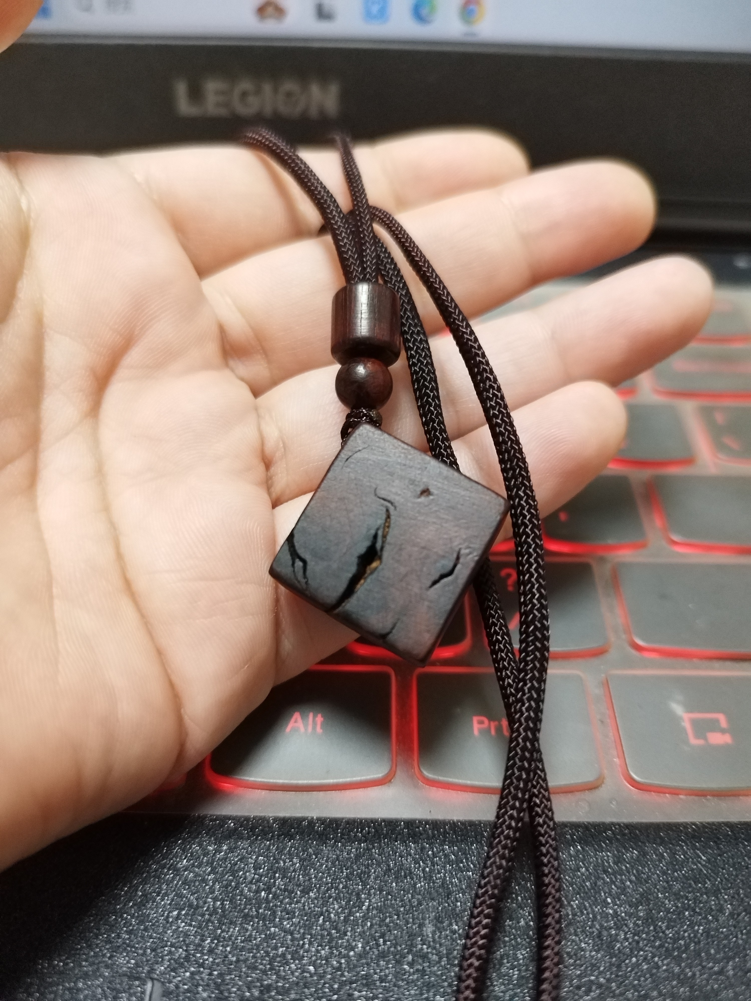 木雕 工艺品 天然雷击枣木 小方块