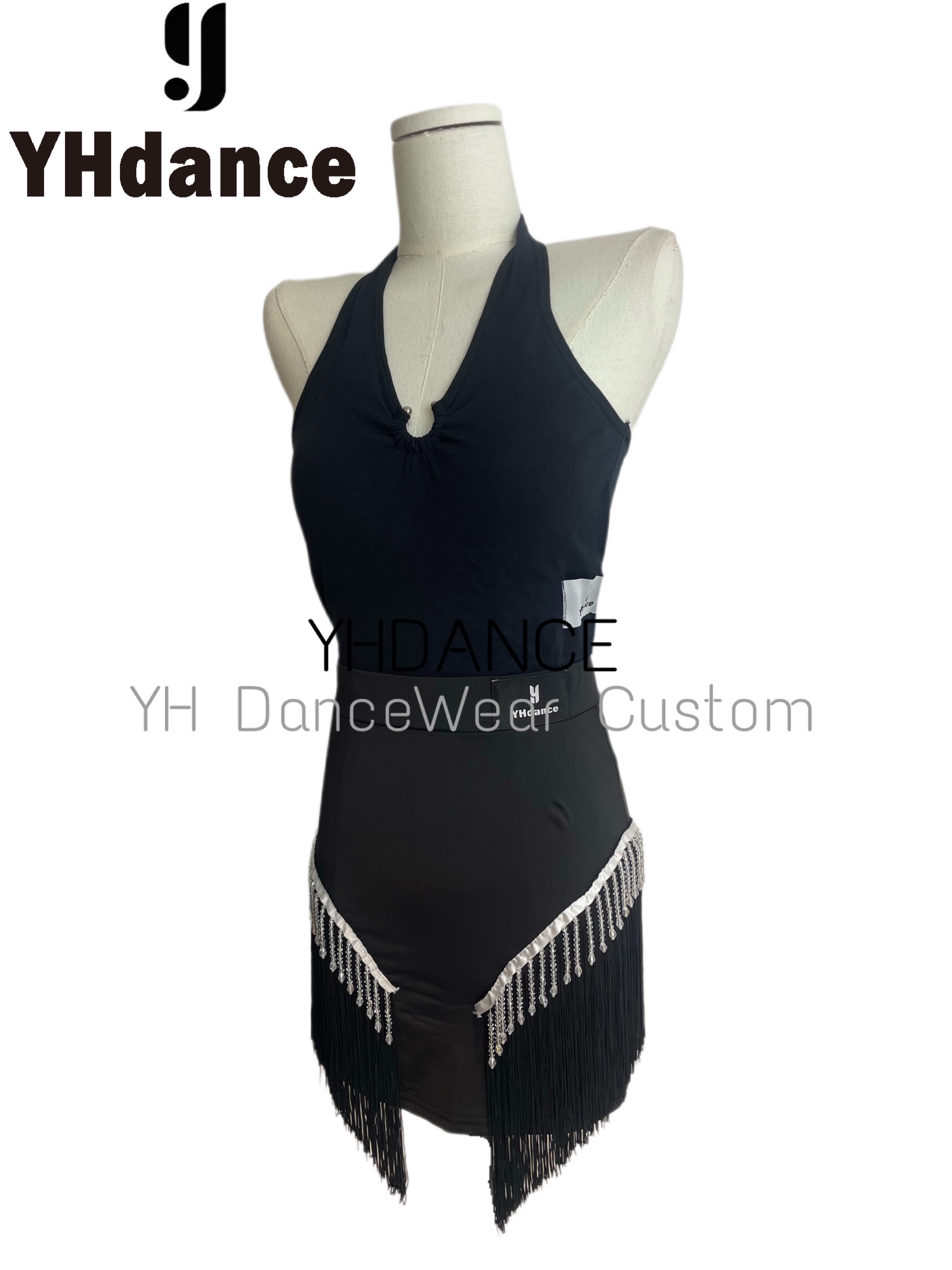 YHDANCE拉丁舞吊带含胸垫C218