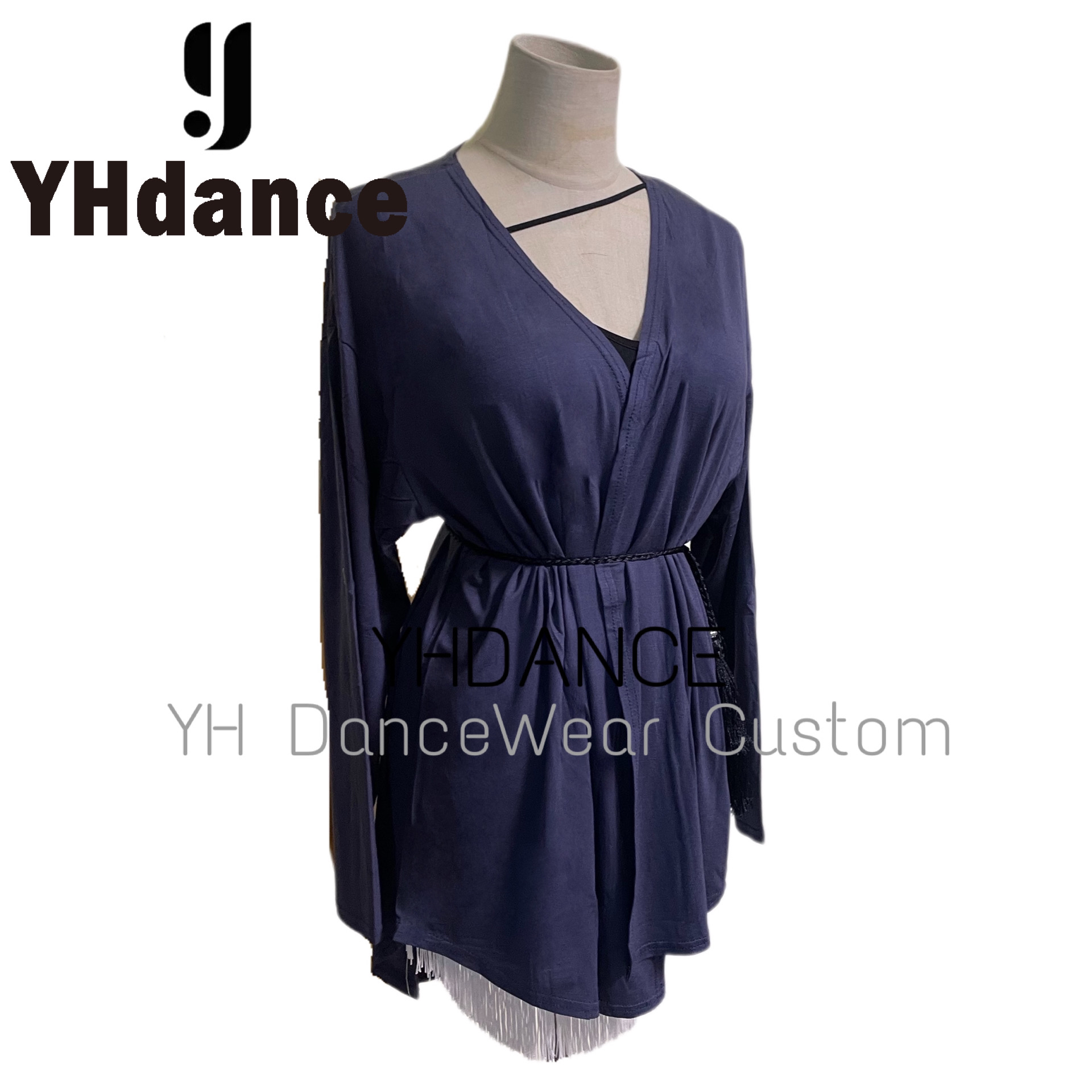 YHDANCE拉丁舞服莫代尔多色夏季休闲开衫011长袖秋季性感时尚气质