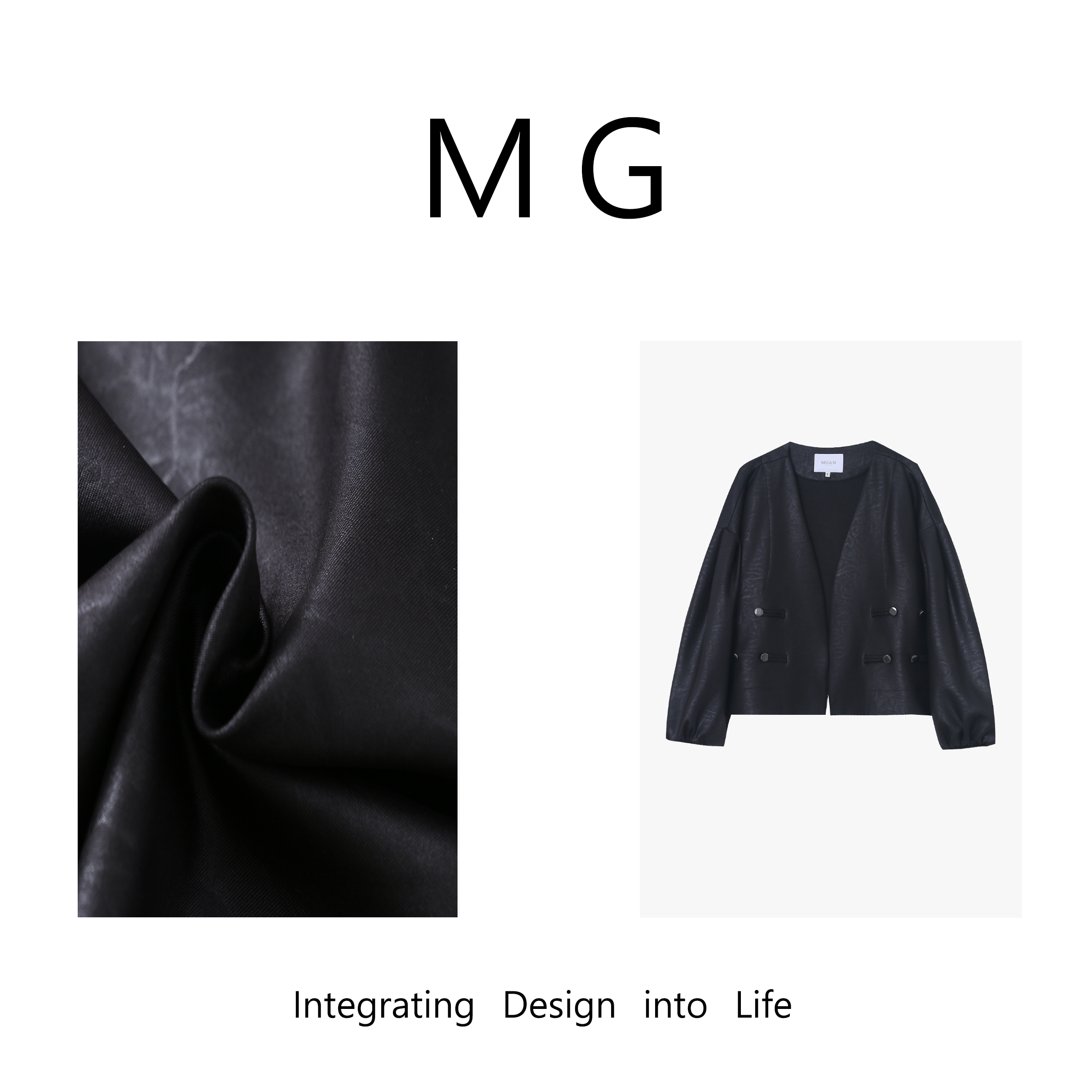 【MG】二八月  新款品牌设计新中式国风系列盘扣外套女DS-8869