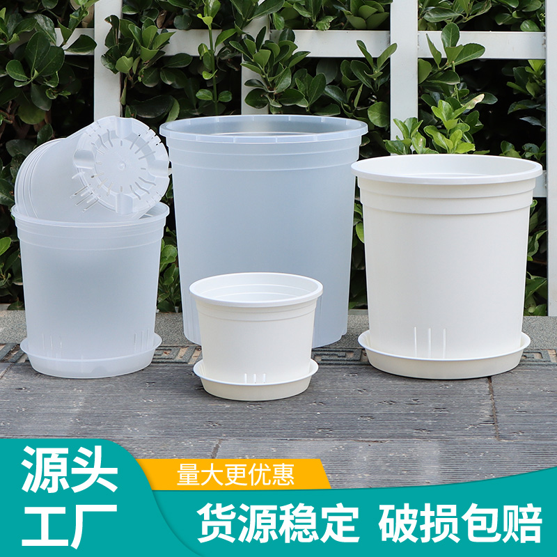 新款三代加仑盆青山控根透明盆月季盆大号家用盆栽塑料花盆批发