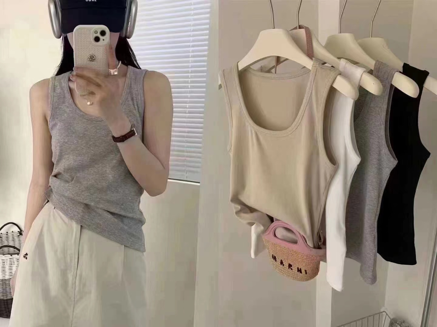 女背心打底吊带女士内搭