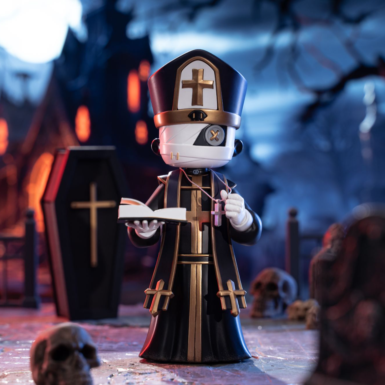 【恶魔】 无相-FACELESS 玩悟奇想限量潮玩大娃