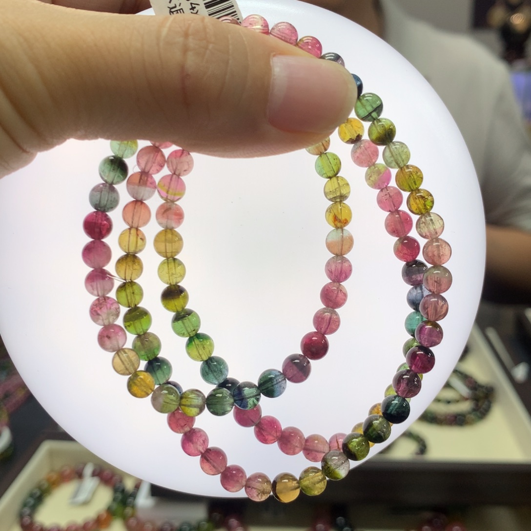 碧玺手链未镶嵌手链